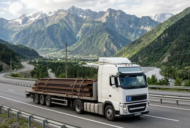 Flatbed tır ilə yükdaşıma