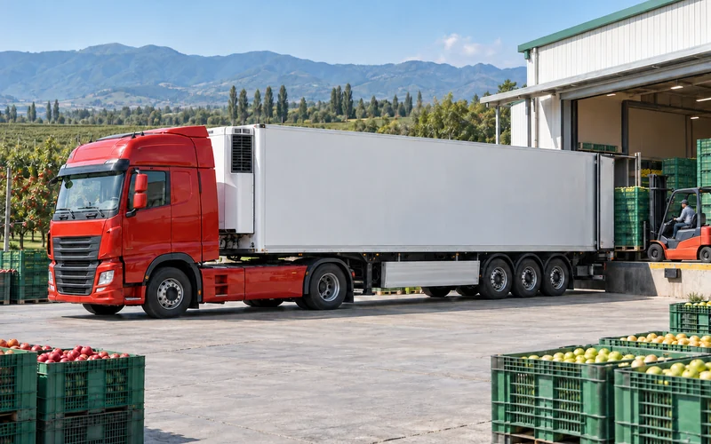 Xaçmazda TIR ilə yükdaşıma