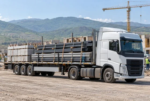 Ağdamda TIR ilə yükdaşıma