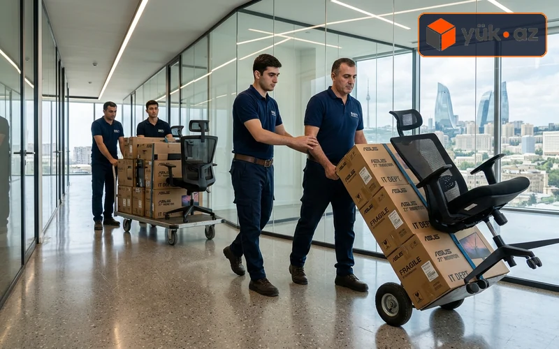 Ofis köçürülməsi üçün fəhlə xidməti - yük.az peşəkar fəhlə briqadası