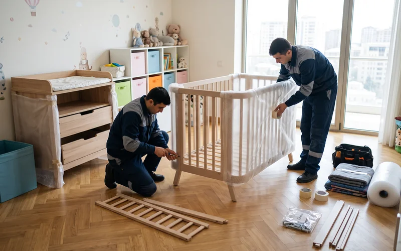Uşaq mebelinin daşınması