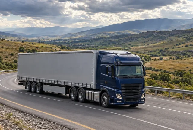 Şamaxıda TIR ilə yükdaşıma