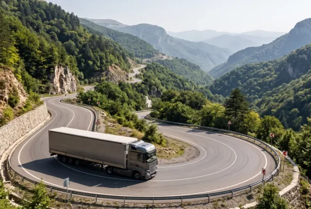 Ağsuda TIR yükdaşıma