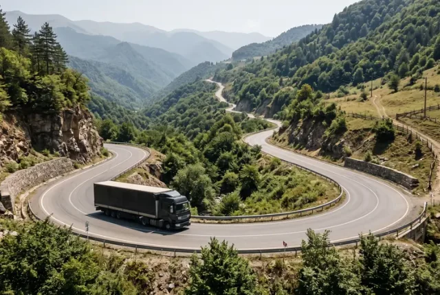 Yardımlıda TIR ilə yükdaşıma
