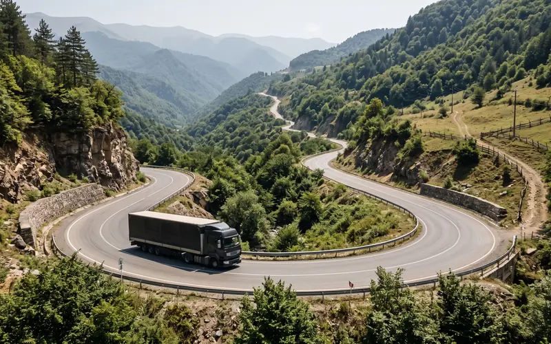 Yardımlıda TIR ilə yükdaşıma