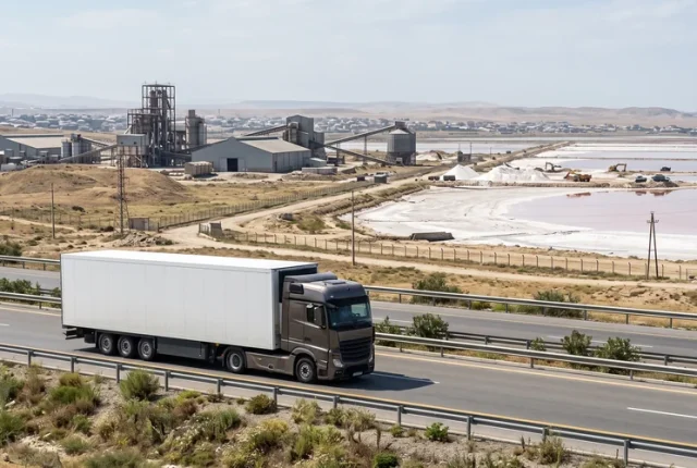 Sarayda TIR yükdaşıma